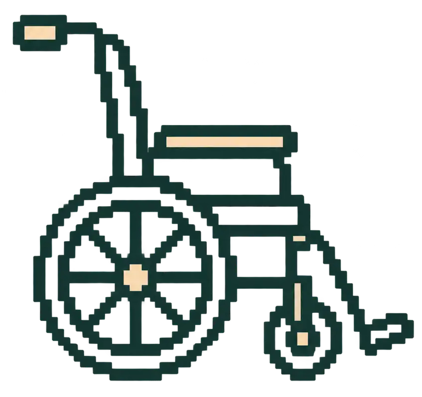 Mobility assistance icon - safe walking and transfer support Birmingham home care
